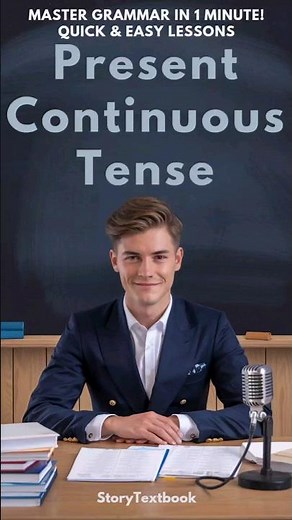 Present Continuous Tense | Grammar in One minute