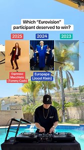 714K views · 5K reactions | Which “Eurovision” participant deserved to win? 樂 #tommycash #eurovision #eurovision2025 #esc #esc2025 #estonia | DJ Precise | Facebook