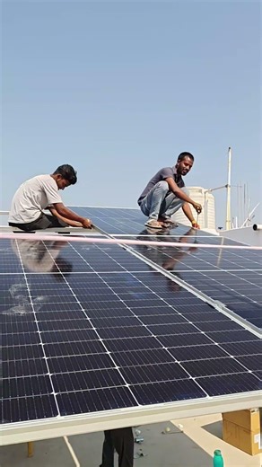 tata on grid solar system mahmoodabad #solar ‪@Gksolarteam‬