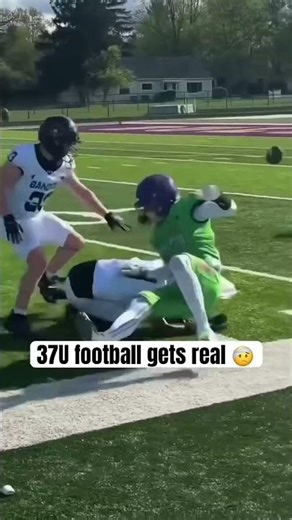 BIG time football hit #funny #epic #fails #meme