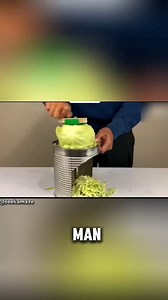 This man is a real genius he decided to make a cabbage shredding artifact. #lifehacks #reels #genius #creativity #cabbage #shredding #artifacts #barehand #handmade | SeekAmaze
