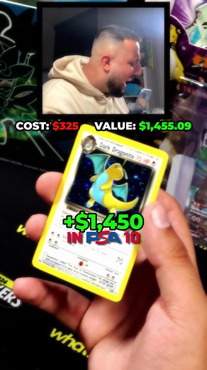 Bravo six going dark… Dragonite 😈 Huge pull from our Team Rocket box break 💥💥 #pokemonpackopening #pokemoncommunity #pokemontiktok