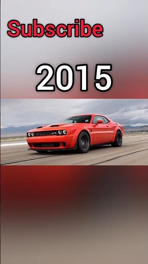 Evolution of Dodge challenger (1980-2026) #viral #shorts #evolution