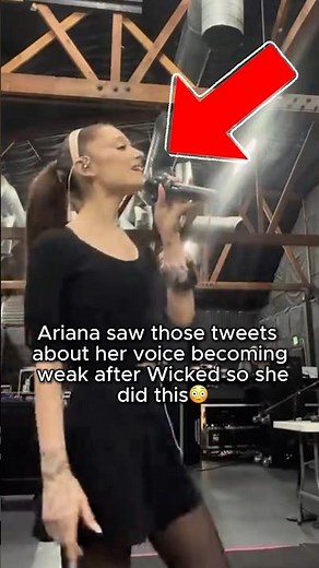 Ariana Grande shows off vocals after Wicked #shorts #wicked #arianagrande