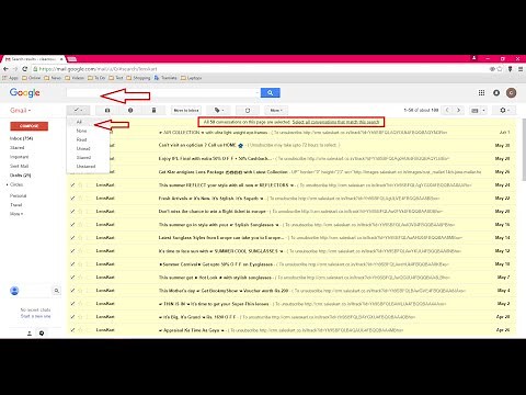 Gmail: Easy way to Delete All Emails from Particular Sender in Single Click