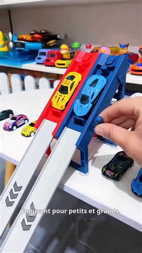 Double the cars, double the fun! 🏁 This dual launcher race track set lets kids compete head-to-head for thrilling racing excitement — perfect for little speed lovers! ✅ Dual launcher design — race two cars at once! 🚀 Powerful spring launcher for fast starts 🌀 Smooth and durable race track for endless fun 🎮 Encourages hand-eye coordination and friendly competition 🎁 Perfect gift for birthdays, holidays, or everyday play | Seagche us