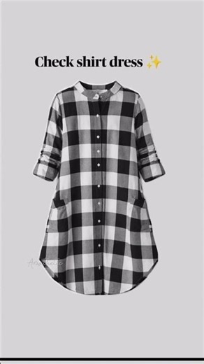 Classy elegant look 🎀 check shirt dress + white jeans 😍#viral#ootdguide #fashionideas#outfit #meesho