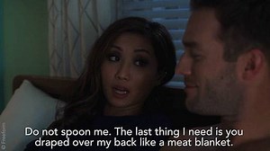 We’ll be little spoon, big spoon and every piece of silverware in-between. Watch Angry Angel, now streaming on Freeform: http://bit.ly/2idUZai | Freeform