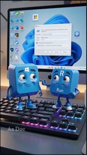 Stop Wasting Time! Use Windows + R Like a Pro 💡 #Shorts