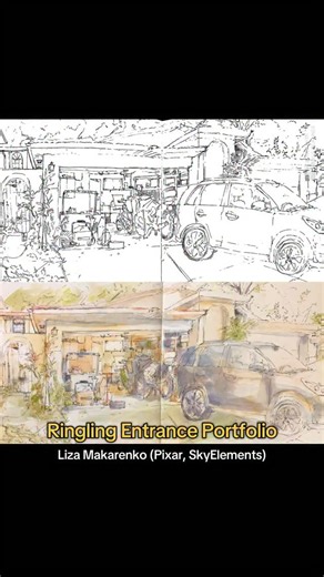 Ringling College Animation on Instagram: "Ringling College Computer Animation’s 2026 applications are due January 15th! Here’s an example of an accepted entrance portfolio, and what came after graduation. Featuring alum Liza Makarenko 25’: senior thesis film Beautify (Student Academy Awards finalist), Pixar internship, and now a SkyElements animator! #3danimation #artschool #animationschool #portfolio #art"