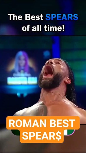 Roman Reigns Best Spear Of All Time 😱🔥 WWE Ka Most Dangerous Move!