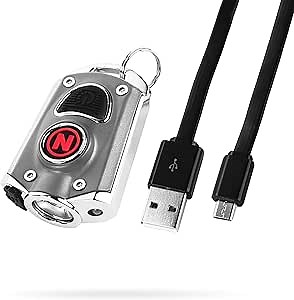 Amazon.com: NEBO 400-Lumen Key Chain Flashlight: Features 6 Unique Light Modes, Including 400 Lumen Turbo Mode and 3 LED Color Options; Easily Secured via Necklace, Lanyard or Keyring – MYCRO 6714 (Silver) : Tools & Home Improvement