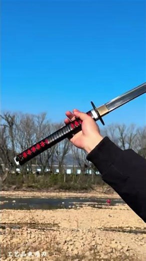 Real Samurai Katana in Action ⚔️ | Sharpest Sword Test Outdoors