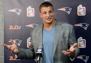 Rob Gronkowski jokes about dirty hit that got him suspended: ‘People’s Elbow, baby!’