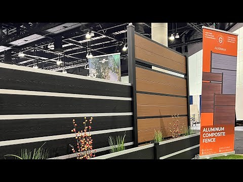 HOW TO INSTALL COMPOSITE FENCE BY ALUGLOBUS FENCE #fence #composite #diy