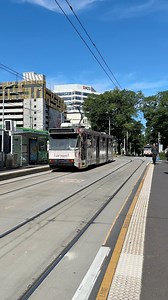 Trams arriving and departing St Vincent’s Plaza, with routes 11, 12, 30 and 109 all stopping here. Melbourne, Victoria, Australia – 11 November 2025 #YarraTrams #StVincentsPlaza #Route11 #Route12 #Route30 #Route109 #MelbourneTrams #AustralianTrams | GongOnTheRails