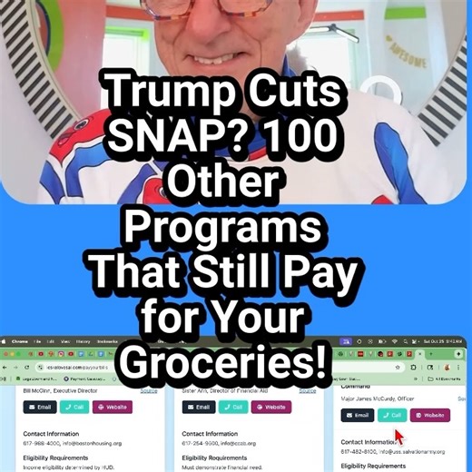Matthew Lesko | "The Question Mark Guy" on Instagram: "Trump Cuts SNAP? 100 Other Programs That Still Pay For Your Groceries Free Download Http://LeskoLovesAI.com/PayYourBills"