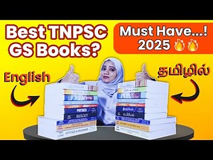 10 Must-Have TNPSC General Studies Books 2025 📚 | Tamil & English Review