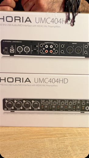 aliaga_sonido on Instagram: "Behringer UMC404…chichichilelele!!!!"