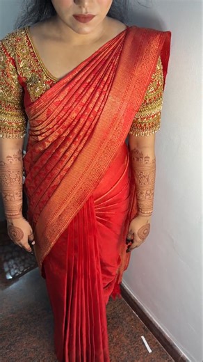 kerala Bride saree settings