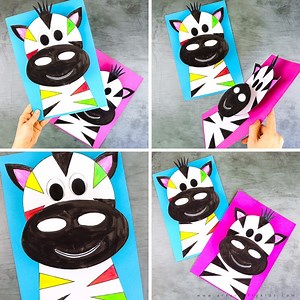 101K views · 1K reactions | 3D ZEBRA CRAFT https://www.artycraftykids.com/craft/3d-paper-zebra-craft/ | Arty Crafty Kids | Facebook