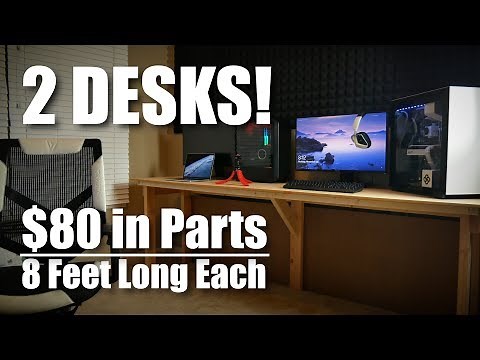 How to Build Your Own Custom Computer Desks!