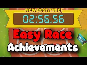 BTD6 Race Mobile Friendly Tutorial 📱 Minimum Monkey Knowledge 📱 Fast Circles