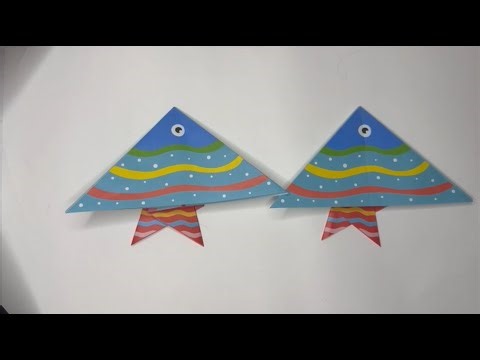 Easy Fish Origami | Paper Fish Craft for Beginners 🐟