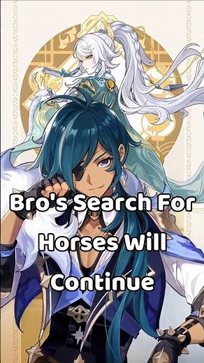 Genshin Finally Added a Horse (Kaeya Can’t Ride It) 😂