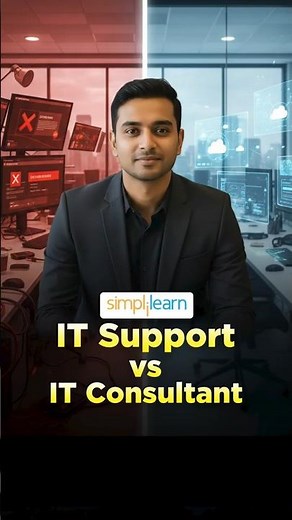 🔥 IT Support vs IT Consultant | Career Insights #shorts #simplilearn
