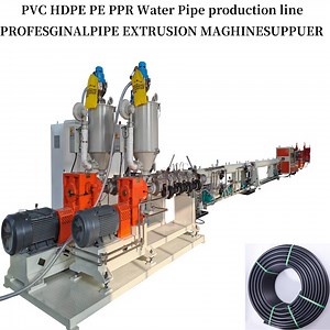 [Hot Item] PE/HDPE/PPR Water Supply Drainage Irrigation Pipe Single Screw Extrusion Making Machine