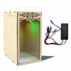 DIY Wooden Book Nook Kit With LED Lights: Miniature Bookshelf Decor - Etsy UK