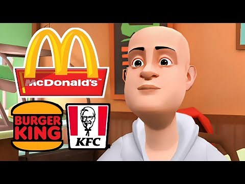 classic caillou misbehaves at Fast Food Restaurants/ grounded(Compilation)