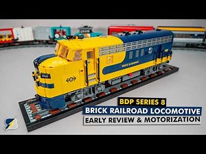BDP Series 8: LEGO Brick Railroad Locomotive Review & Motorization Test