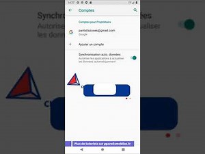 Supprimer le compte Google sur alcatel One Touch Snap