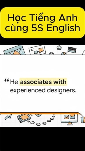 The phrase "associate with somebody" #ielts #learnenglish #englishvocabulary