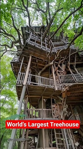 World’s Largest Treehouse 🌳 100-Foot Giant in Tennessee