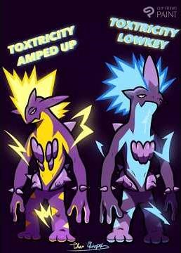 Drawing the Pokémon Toxtricity #pokemon #pokemonswordshield #drawing #artistonyoutube #gaming