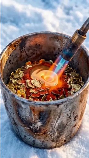 Incredible Gold Extraction and Melting Process | Satisfying Gold Refining #thedailynugget