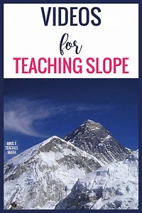 Good Videos for Teaching Slope