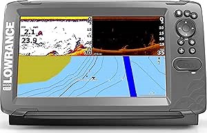 Lowrance HOOK2 9 - 9-inch Fish Finder with SplitShot Transducer and US / Canada Navionics+ Map Card …