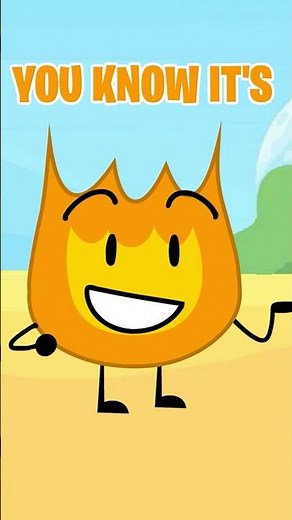 Firey and Leafy Sing "Hey Two!" (BFDI Animation) #shorts #animation #tpot