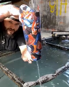 This guy hydro dips prosthetics to give them an amazing, unique look for the kids that use them! 👏 | LADbible