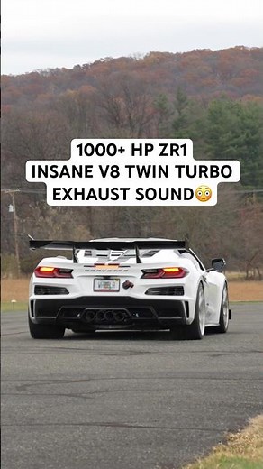 The BEST SOUNDING C8 ZR1.. Check out the full video for more sound clips 👀 #zr1 #c8 #corvette #v8
