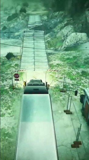 doing stunt jumps in a semi truck