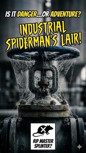 DIED FROM THE PLOT TWIST: Industrial Spider-Man vs. Flat Master Splinter