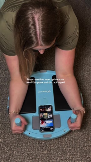 If planks equals screen time, I’ll have abs in no time. ✨ #workoutfromhome #beginnerworkouts #fullbodyworkout #tiktokshopcreatorpicks #tiktokshopjumpstartsale @Merach fitness