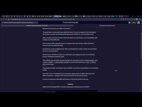 What Are Some of the Common Web Browsers Available Today and How Do You Install One