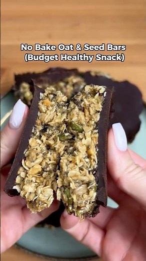 🔥No Bake Oat & Seed Snack Bars (Healthy & Budget Friendly)