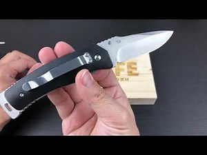 Knife "G618" 440C Black ABS G618 by Ganzo